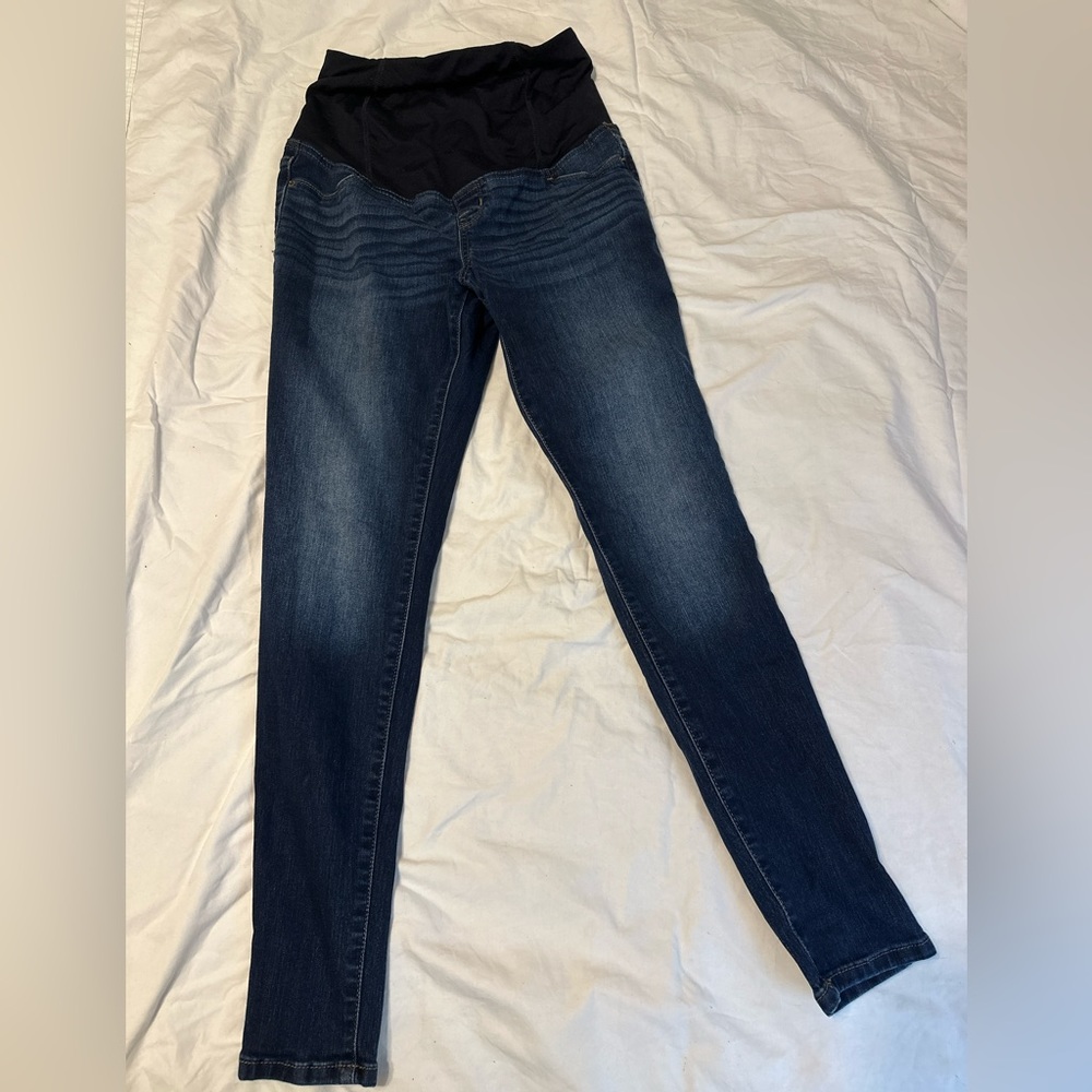 Over Belly Skinny Maternity Jeans